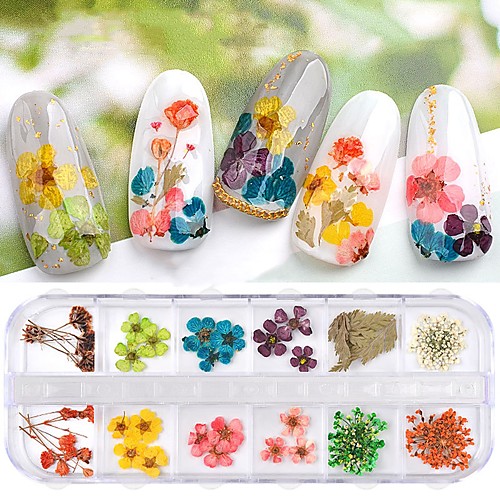 

1 pcs Eco-friendly / Classic Eco-friendly Material Decals For Finger Nail Flower Series Petal nail art Manicure Pedicure Daily / Festival Natural / Fashion