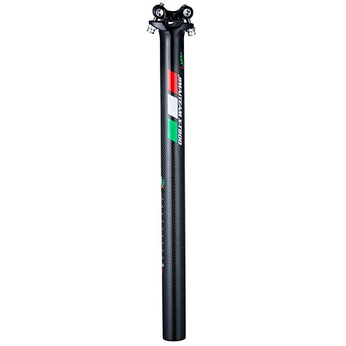 

Carbon Fiber Bike Seatpost 31.6/30.8/27.2 mm 34.9/30.2 mm 350 / 400 mm Road Bike Mountain Bike MTB Cycling 3K Glossy Black Carbon Fiber Acetate ABS