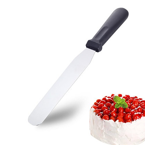 

6 8 10 inches Stainless Steel Fondant Cake Straight Spatula Smoother Cream Knife Kitchen