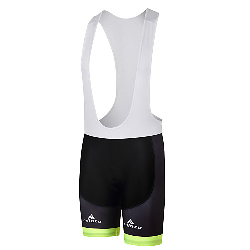 

Miloto Men's Cycling Bib Shorts Bike Bib Shorts Padded Shorts / Chamois Pants Sports Polyester White / Black / Bule / Black Clothing Apparel Form Fit Bike Wear / Stretchy