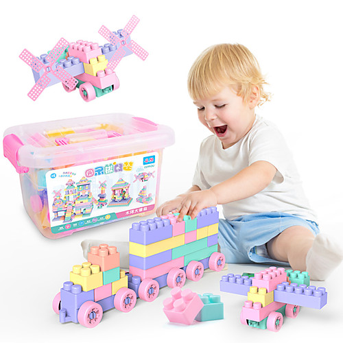 

Building Blocks Educational Toy Construction Set Toys 150 pcs Train Creative compatible Soft Plastic Legoing Creative Exquisite Parent-Child Interaction All Boys' Girls' Toy Gift / Kid's