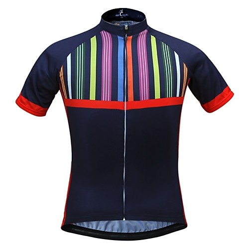 

JESOCYCLING Women's Short Sleeve Cycling Jersey Dark Blue Bike Jersey Top Mountain Bike MTB Road Bike Cycling Breathable Quick Dry Moisture Wicking Sports Clothing Apparel / Stretchy