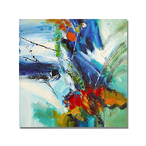

Oil Painting Hand Painted - Abstract Modern Stretched Canvas