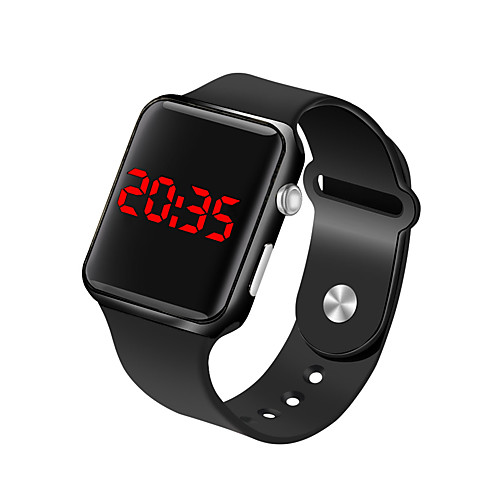 

Men's Wrist Watch Digital Watch Digital Silicone Black 30 m Water Resistant / Waterproof LCD Digital Fashion Minimalist - Fuchsia Blue Rose Gold