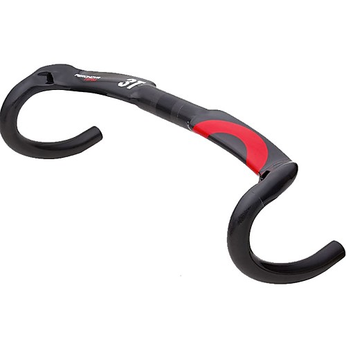 

Carbon Fiber Road Bike Handlebar Drop Bar 31.8 mm 420 mm Lightweight Comfort High Strength Road Bike Mountain Bike MTB Cycling Red UD Glossy / Ergonomic