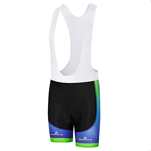 

Miloto Men's Cycling Bib Shorts Bike Bib Shorts Padded Shorts / Chamois Pants Sports Polyester White / Black / Bule / Black Clothing Apparel Bike Wear / Stretchy