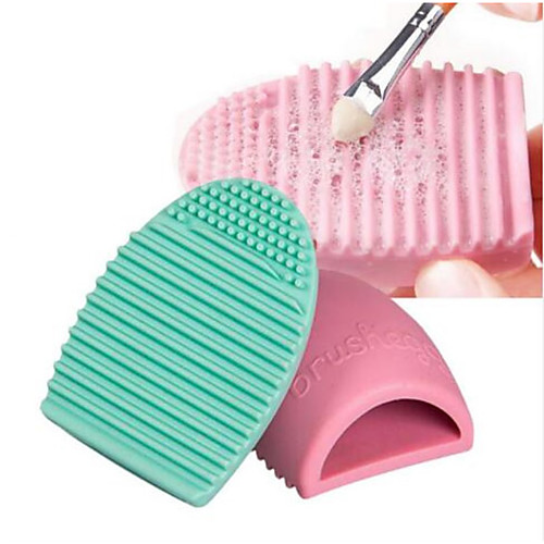 

10 pcs Portable Pro Ellipse Silicone Makeup Sponges Multifunctional Safety Cosmetic Puff For Cleaning Professional Daily Daily Makeup Beauty Tools Blende