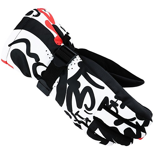 

Ski Gloves Men's Women's Snowsports Full Finger Gloves Winter Waterproof Windproof Warm Nylon Snowsports Winter Sports