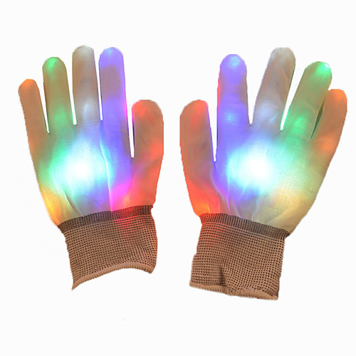 

Holiday Lightning LED Lighting Light Up Toy LED Gloves Finger Lights Glow Fingertips Strange Toys Adults for Birthday Gifts and Party Favors