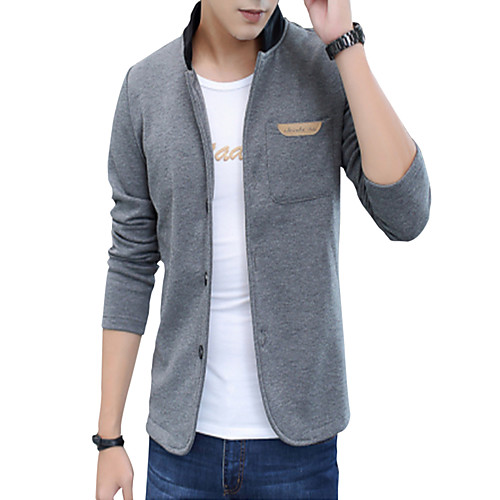 

Men's Plus Size Hoodie Jacket Solid Colored Daily Going out Hoodies Sweatshirts Long Sleeve Black Navy Blue Dark Gray