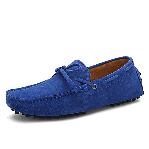 

Men's Suede Fall / Spring & Summer Casual / British Boat Shoes Walking Shoes Breathable Yellow / Burgundy / Orange / Tassel / Tassel