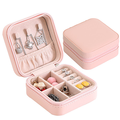 

Wedding Party / Birthday Party PU(Polyurethane) Ring Boxes / Favor Boxes / Jewelry Holders Wedding - 1 pcs