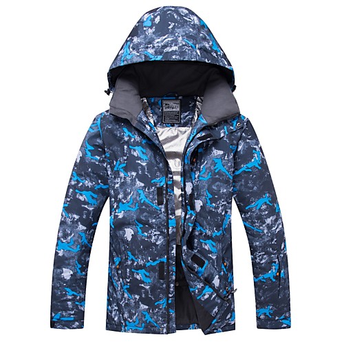 

RIVIYELE Men's Women's Ski Jacket Winter Sports Windproof Warm Breathability POLY Cotton Top Ski Wear / Camo / Camouflage