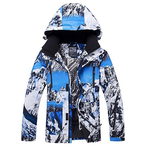 

RIVIYELE Men's Women's Ski Jacket Winter Sports Windproof Warm Breathability Cotton POLY Top Ski Wear / Camo / Camouflage