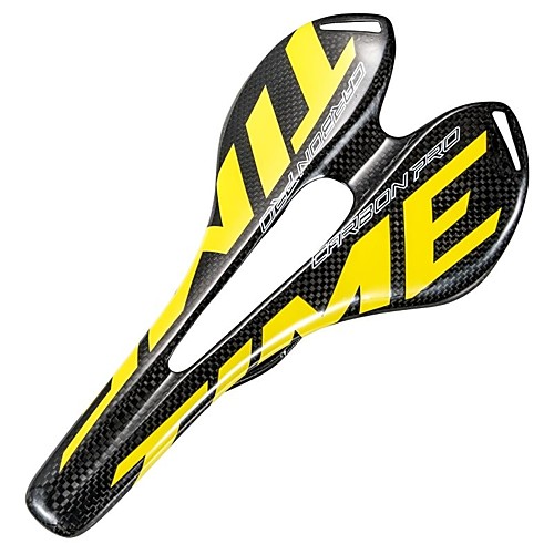 

Bike Saddle / Bike Seat Lightweight Breathable Comfort Hollow Design Carbon Fiber Cycling Road Bike Mountain Bike MTB Fixed Gear Bike Black / Yellow