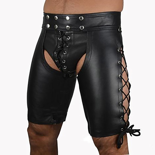 

Exotic Dancewear Pants Bandage Men's Training Performance PU