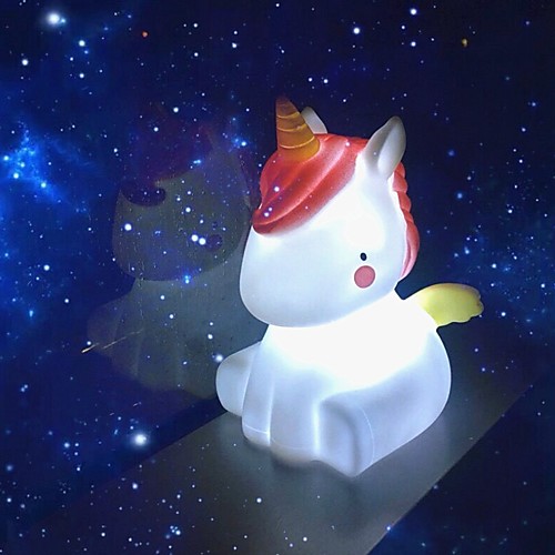 

Unicorn LED Lighting Light Up Toy Lovely Kid's Teenager for Birthday Gifts and Party Favors 1 pcs