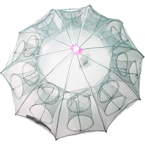 

Fishing Folding Umbrella Crab Shrimp Trap Net 0.65 m Nylon 33 mm Portable Foldable Easy to Use