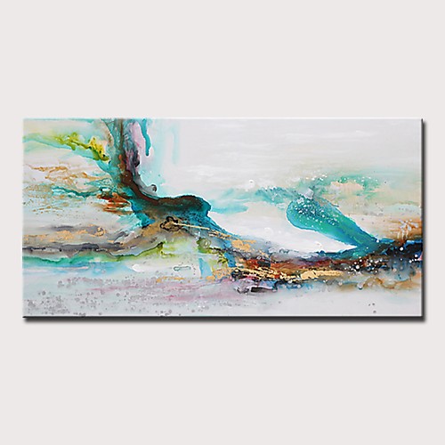 

Oil Painting Hand Painted - Abstract Landscape Modern Rolled Canvas