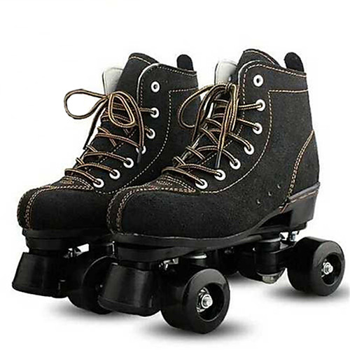

Roller Skates Adults' Well-ventilated, Durable, Wheels Light up Black, Yellow Roller Skating