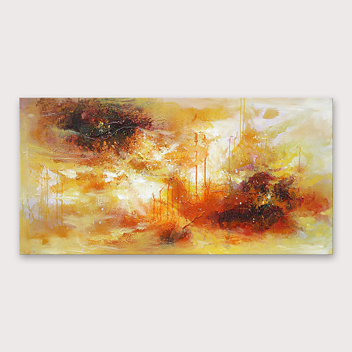 

Oil Painting Hand Painted Horizontal Abstract Modern Stretched Canvas