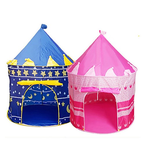 

Play Tent & Tunnel Playhouse Tent Castle Princess Star Foldable Convenient Lovely Polyester Poly / Cotton Blend Indoor Outdoor Spring Summer Fall Pop Up Indoor/Outdoor Playhouse for Boys and Girls