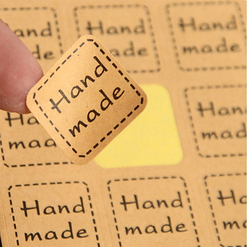 

Wedding / New Baby / Birthday Stickers, Labels & Tags - 24 pcs Cuboid Stickers All Seasons
