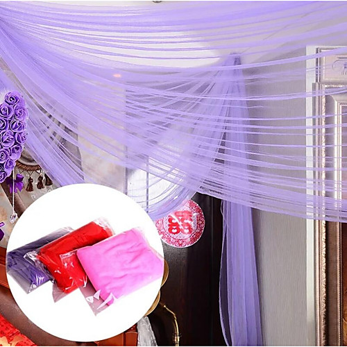 

Creative / Solid Color Mesh / Net Wedding Ribbons - 3 pcs Piece/Set Grosgrain Ribbon Ceiling / Showcase / Residential