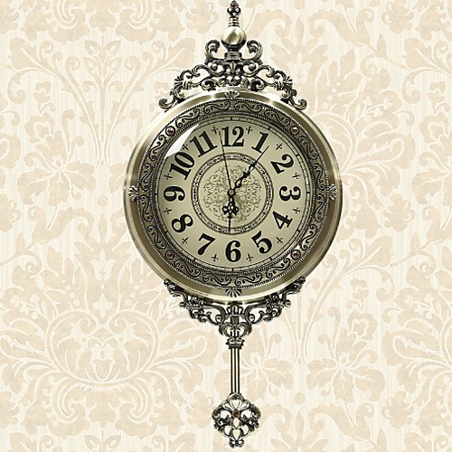 

European Stainless steel Irregular Indoor AA Batteries Powered Decoration Wall Clock Mirror Polished No