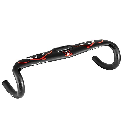 

Carbon Fiber Road Bike Handlebar Drop Bar 31.8 mm 440 mm Lightweight Road Bike Mountain Bike MTB Cycling Red UD Matt