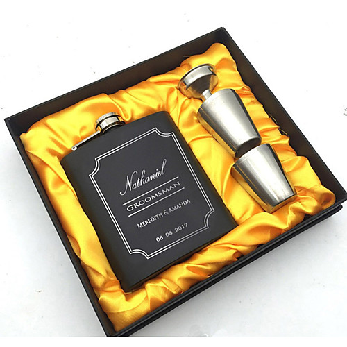

Personalized Stainless steel Barware & Flasks Her / Him / Bride Wedding Party / Festival