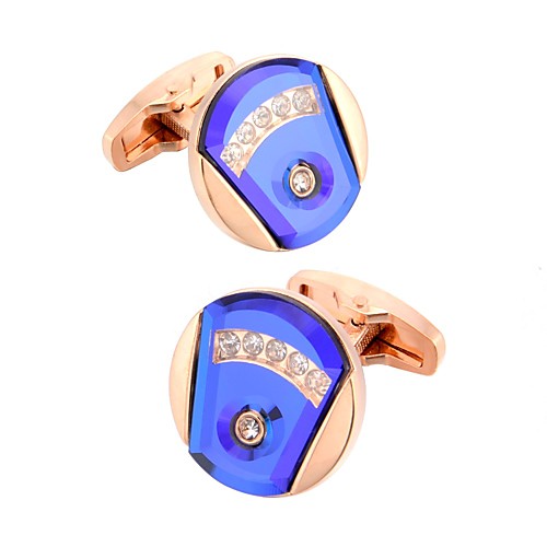 

Cufflinks Elegant Fashion Brooch Jewelry Golden For Wedding Formal