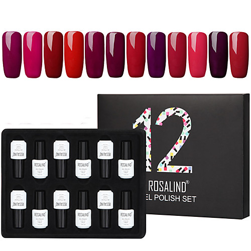 

Nail Polish UV Gel 7 ml 12 pcs Neutral / Glamour Soak off Long Lasting Neutral / Glamour Creative / Adorable / Colorful / Nail Dryer & Lamp