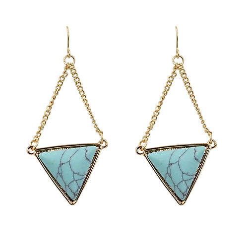 

Women's Drop Earrings Geometrical Earrings Jewelry Blue For Daily Office & Career 1 Pair