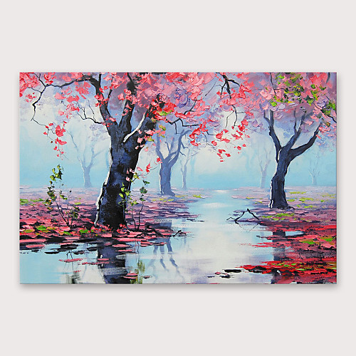 

Oil Painting Hand Painted Horizontal Abstract Modern Stretched Canvas
