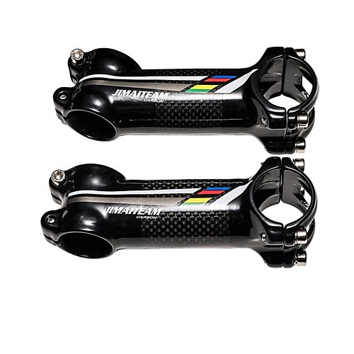 

31.8 mm Bike Stem 6 degree 80/90/10/110/120 mm Carbon Fiber Lightweight High Strength Easy to Install for Cycling Bicycle 3K Glossy