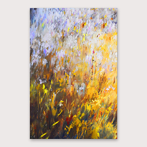 

Oil Painting Hand Painted Vertical Abstract Modern Stretched Canvas