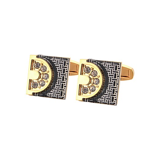 

Cufflinks Fashion Brooch Jewelry Golden For Gift Daily