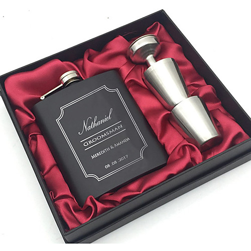 

Personalized Stainless steel Barware & Flasks Her / Him / Bride Wedding Party / Festival