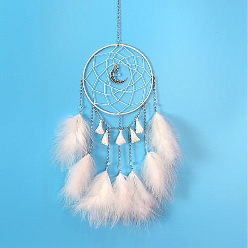 

Boho Dream Catcher Handmade Gift Wall Hanging Decor Art Ornament Craft Moon 5517cm For Kids Bedroom Wedding Festival