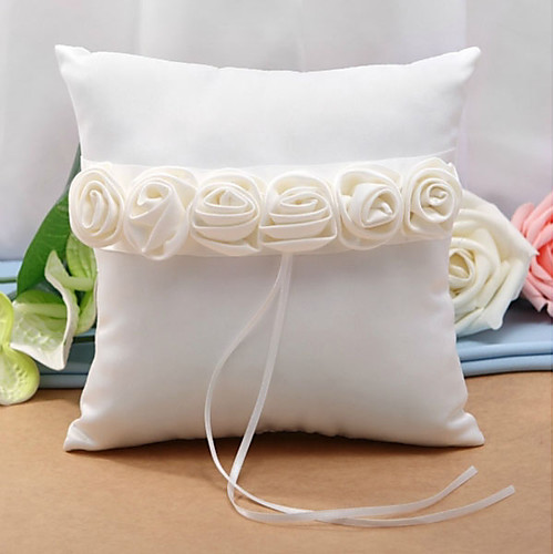 

Silk Like Satin Satin Flower Satin Ring Pillow Wedding All Seasons