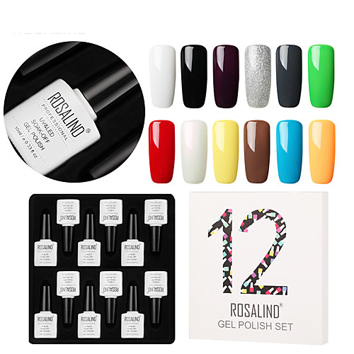 

Nail Polish UV Gel 10 ml 12 pcs Neutral / Glamour Soak off Long Lasting Neutral / Glamour Creative / Adorable / Colorful / Nail Dryer & Lamp