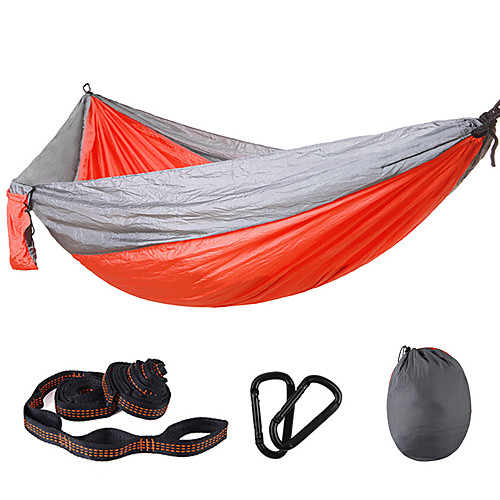 

Camping Hammock Outdoor Quick Dry Breathability Wearable Parachute Nylon for 3 Fishing Camping Black Blue Red 300200 cm