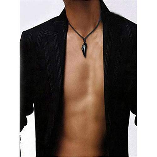 

Necklace Men's White Black Yellow Blue 50 cm Necklace Jewelry 1pc for Daily Festival