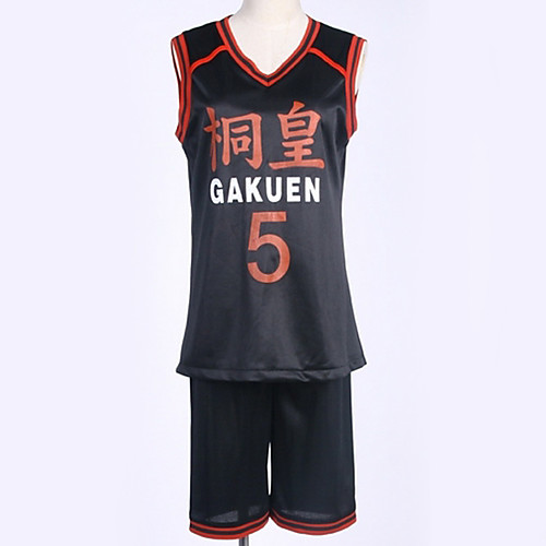 

Inspired by Kuroko no Basket Cosplay Anime Cosplay Costumes Japanese Cosplay Suits Letter & Number Top Shorts Costume For Men's Women's