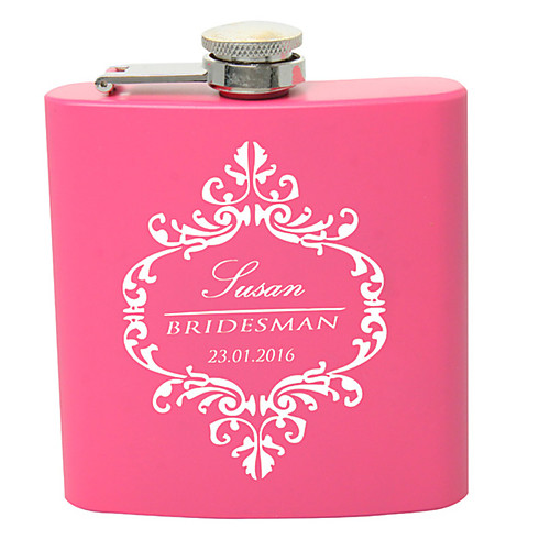

Personalized Stainless steel Barware & Flasks Her / Him / Bride Wedding Party / Festival