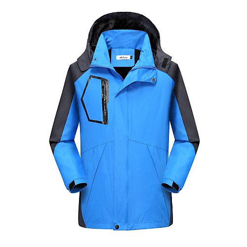 

Men's Hiking Jacket Winter Outdoor Thermal Warm Waterproof Windproof Breathable Jacket Hunting Climbing Camping / Hiking / Caving Black Red Army Green Blue Green