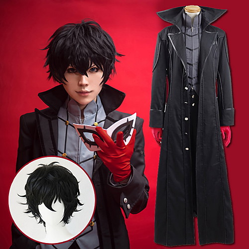 

Inspired by Persona 5 Cosplay Anime Cosplay Costumes Japanese Cosplay Suits Solid Colored British Coat Top Pants For Men's Women's / More Accessories / Wig / More Accessories / Wig