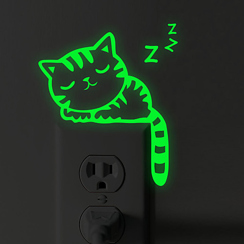 

Light Switch Stickers - Luminous Wall Stickers Animals Living Room / Bedroom / Bathroom