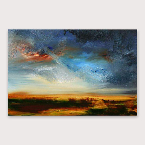 

Oil Painting Hand Painted Horizontal Abstract Modern Stretched Canvas
